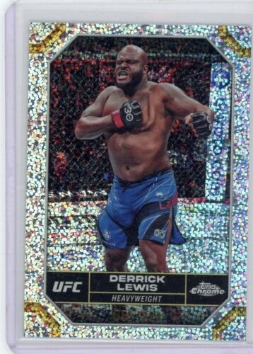 Derrick Lewis 2024 Topps Chrome UFC Speckle 055/299 - Picture 1 of 2