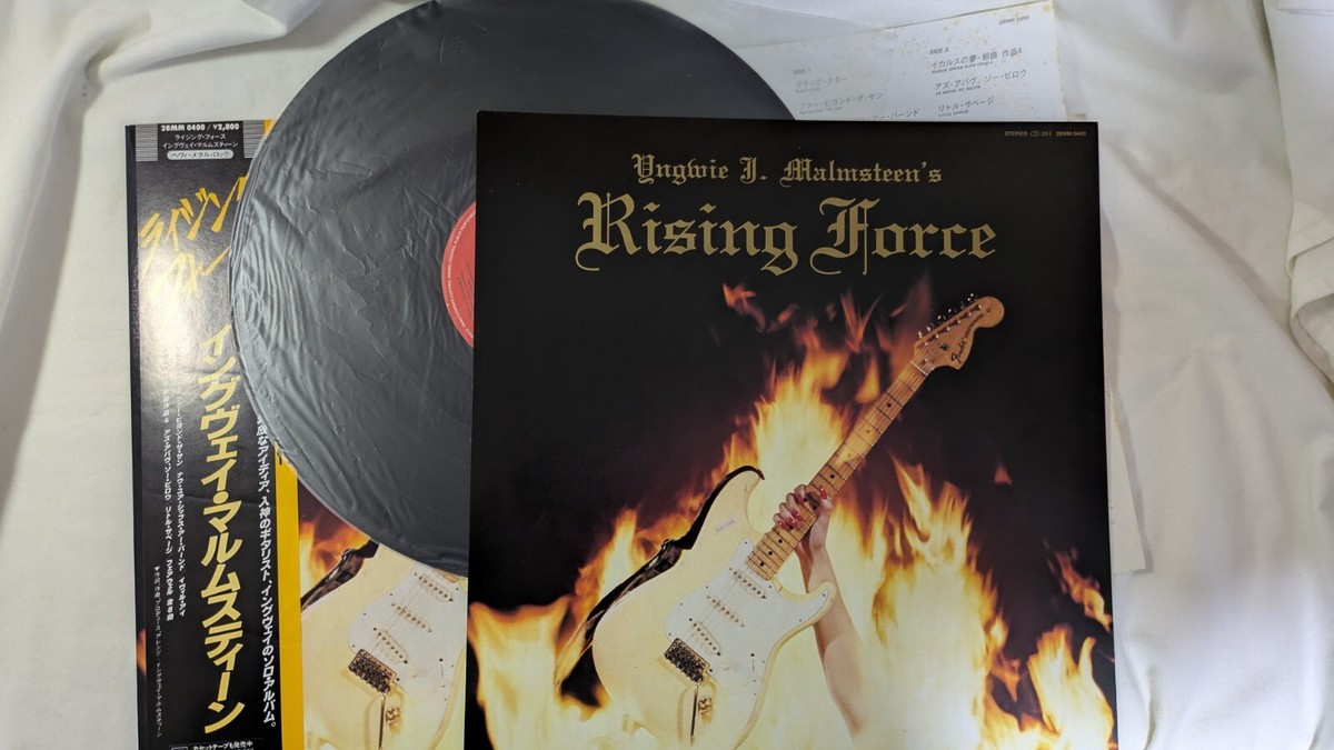 Yngwie J. Malmsteen Rising Force Japan LP Obi 