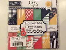 LDRS Creative - Pattern Play - Homemade Happiness - 6 x 6 Paper Pad #3136 New