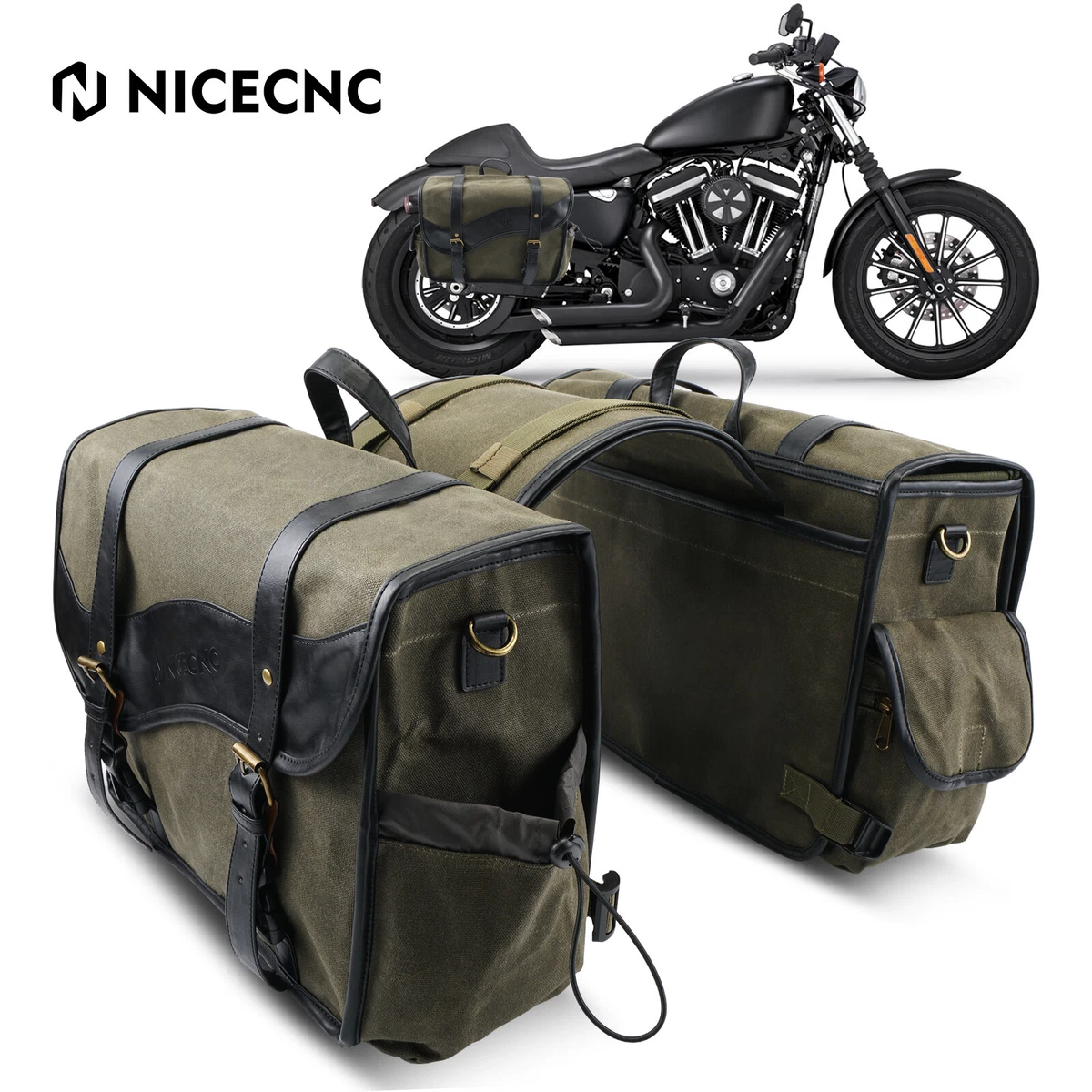 Canvas panniers best sale