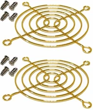 2pack 80mm/3"inch/8cm Metal Wire Box/Case Fan Grill/Finger Guard/Protector/Cover