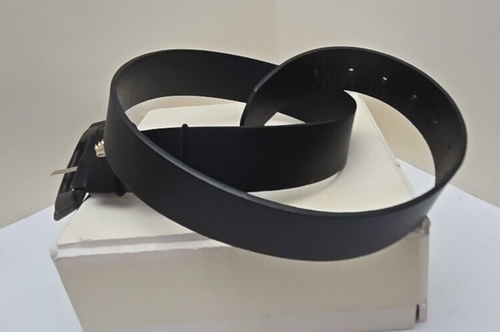 Juicy Couture Ladies Signature Black Belt Gold Name on Crown Chic Cute Size S - Picture 4 of 7