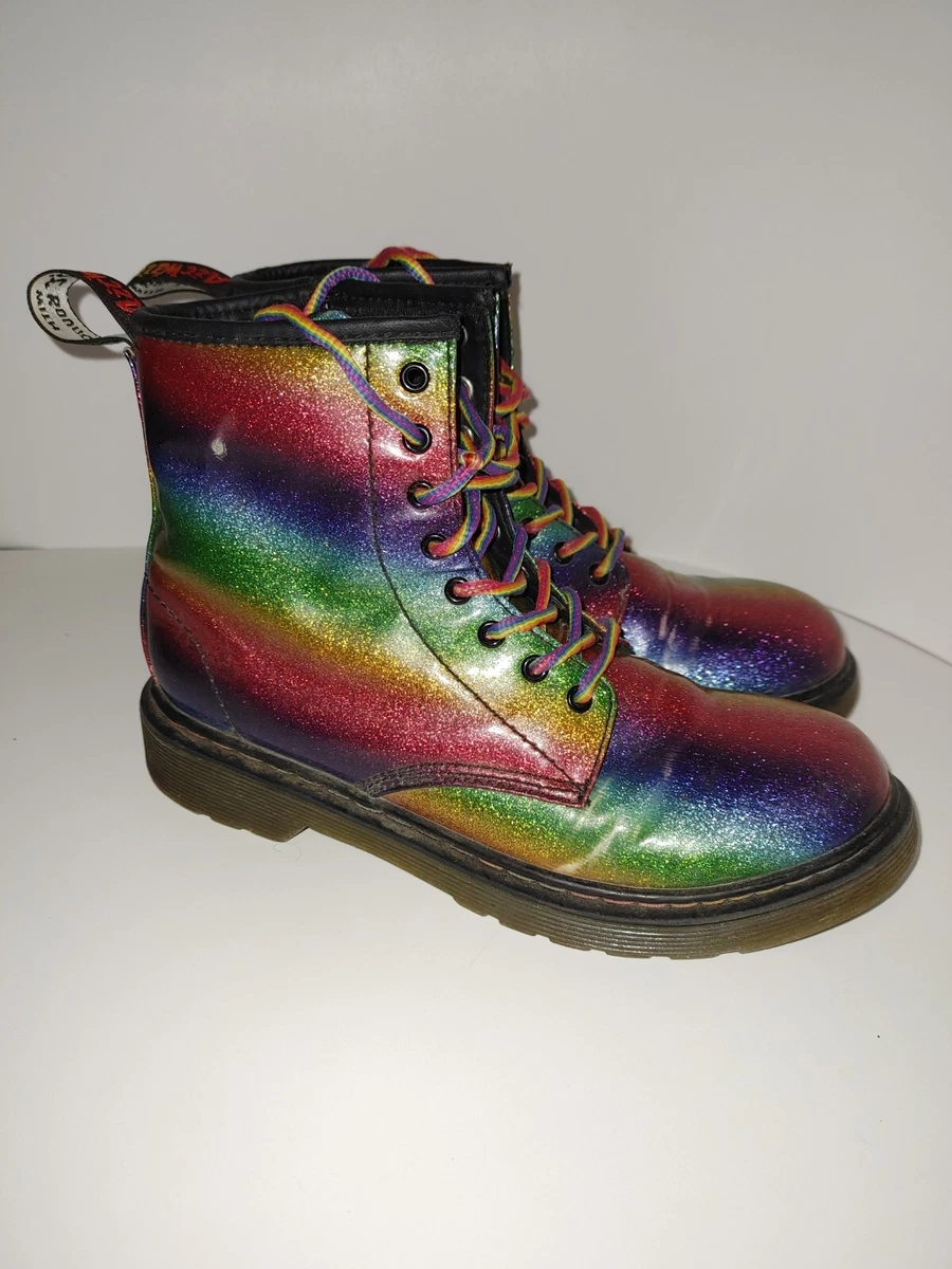 Ombre glitter top dr martens