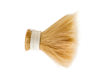 Natural White Single Drawn Bovine Cow Tail Hair: 6.5'' (1433-TS-G6499) Y1K