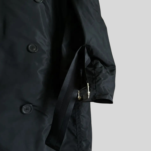 De colección 2004 Gucci by Tom Ford Mujer’s Doble Pecho Nylon Trench Talla IT 40 - Imagen 9 de 13