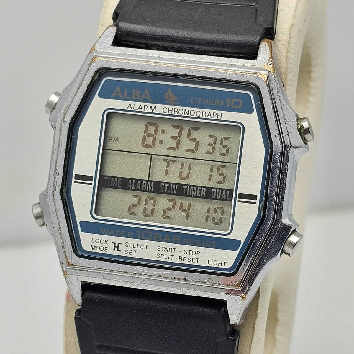 SEIKO ALBA W041-5030 電池新品　稼働品 SEIKO ALBA W041-5030 電池＆ベルト国産新品交換＆洗浄済み