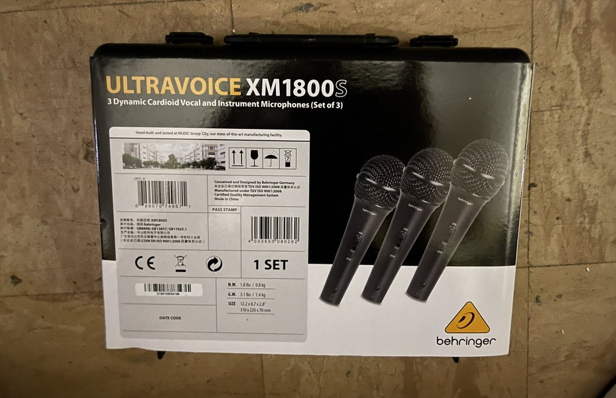 BRAND NEW BEHRINGER XM1800S ULTRAVOICE DYNAMIC CARDIOID