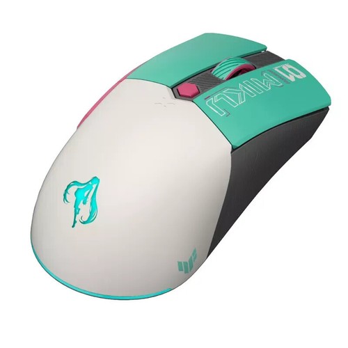 ASUS TX Gaming Mini Wireless/ Bluetooth/2.4GHZ Mouse Hatsune Miku 12000 DPI 65g - Picture 9 of 11