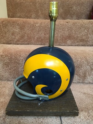 Vintage Riddell 1973 Los Angeles Rams Kra-Lite Old Football Helmet