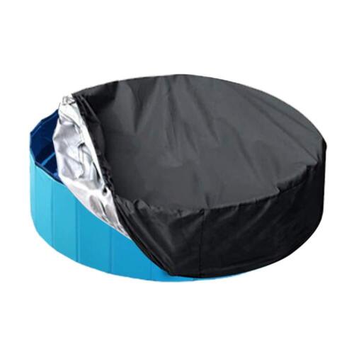 63inch Foldable Dog Pet Bath Pool Cover Large Round Collapsible Dog Pet Pool ...