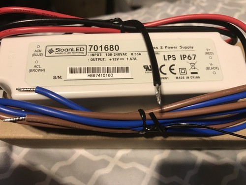SloanLED Class Power Supply LPS IP67 ( 701680 ) Factory New Boxed