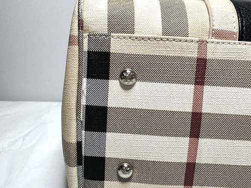 Bolso de boliche vintage de cuero vegano Burberry Barrel - Imagen 18 de 24