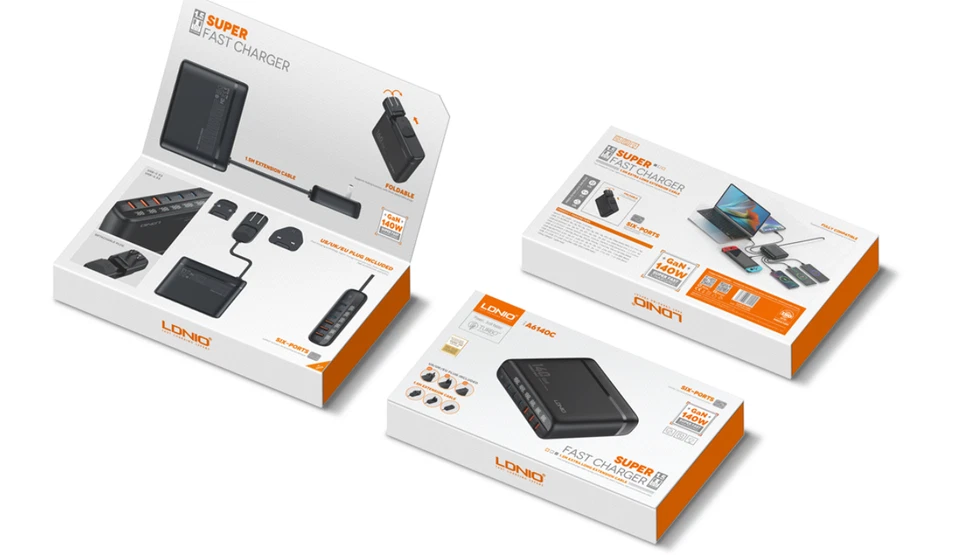 140W GaN Super Fast Desktop PD Charger A6140C - Image 2 of 4