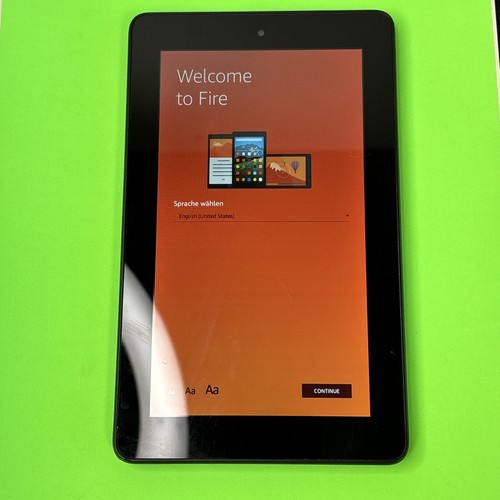 Amazon Kindle Fire 5th Gen Tablet Black SV98LN Tested Works Great