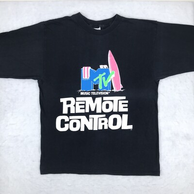 vintage 90s MTV REMOTE CONTROL T-Shirt SMALL/MEDIUM music