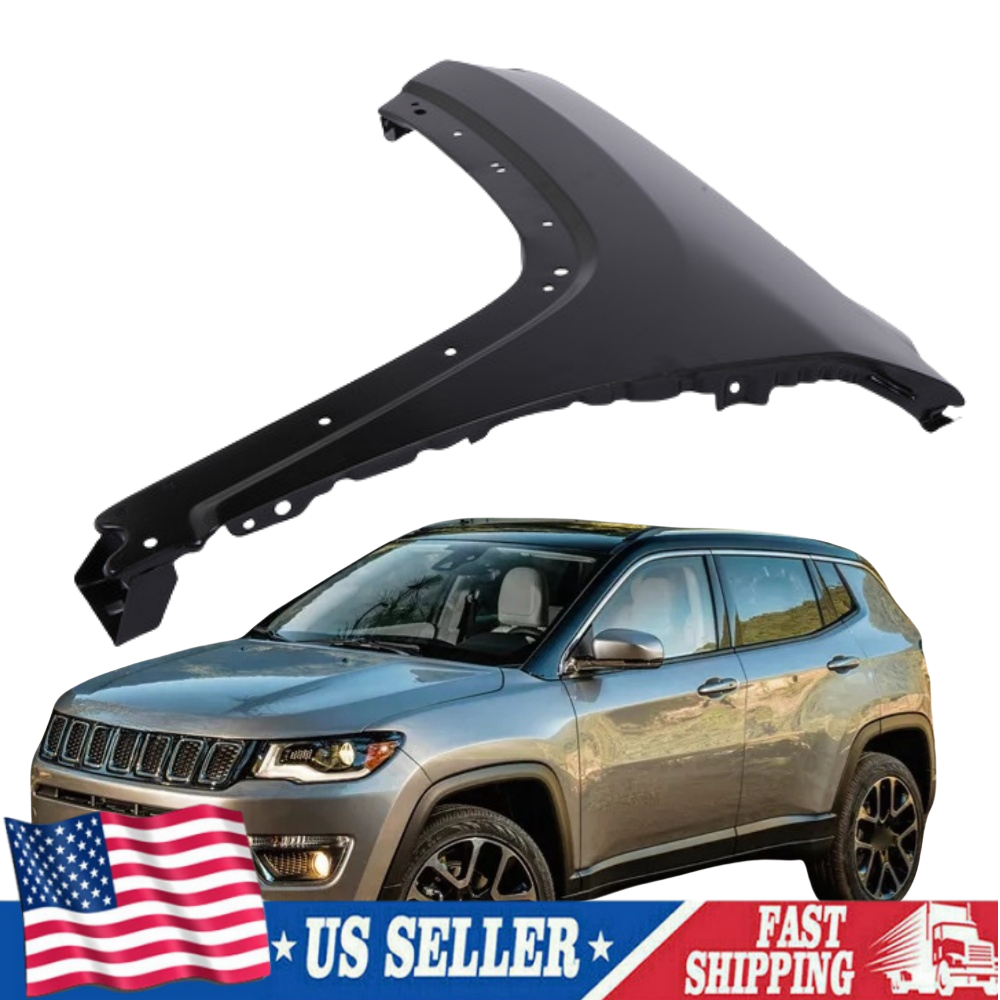 2017-2023 Jeep Compass Driver Side Primed Front Fender Replacement