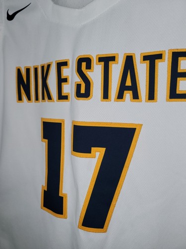 Nike State #17 Basketball Womens Medium White Jersey 867929 M169 - Picture 2 of 10
