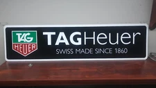 TAG Heuer logo Aluminum Sign  6" x 24"