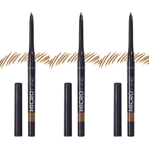 Avon Micro Fine Twist Up Brow Definer Pencil 0.13g | LIGHT BROWN | Set of 3 - 第 1/16 張圖片