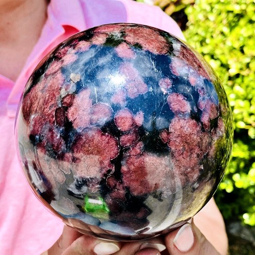 6.5LB Natural garnet crystal ball quartz crystal energy ball Reiki healing - 第 1/14 張圖片