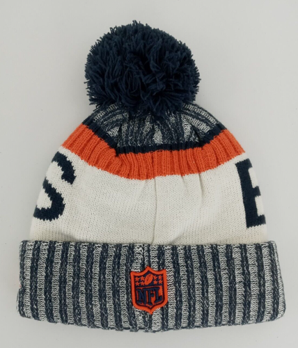 New Era NFL Chicago Bears Cold Weather Knit Beanie with Pompom Unisex Neu - Bild 3 von 12