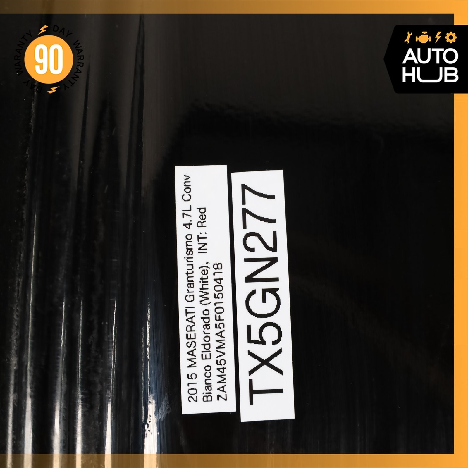 Maserati GranTurismo M145 10.5 x 20 20" Rear Wheel Rim Black 84072500 OEM