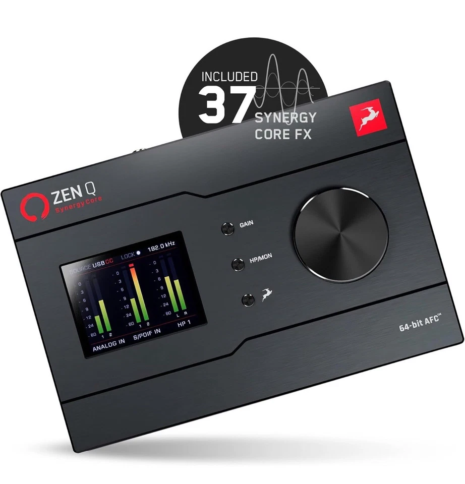 Antelope Zen Q Synergy Core Audio Interface, 14x10 Bus-Powered USB-C Interface - Image 2 of 4