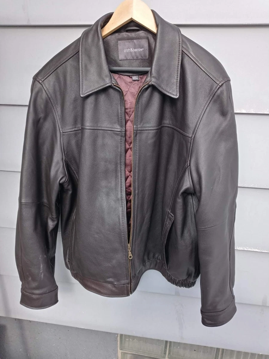 Croft & Barrow Leather Jacket products for sale | eBay