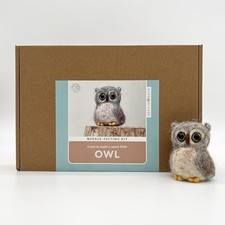 Needle Felting Kit, Owl. Make a Sweet Little owl with This Planet Friendly