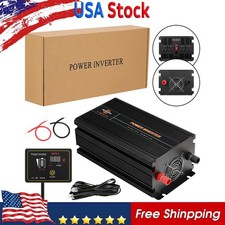 Modified Sine Wave Converter 4000W 12V To 110V 120V Car Power Inverter USA