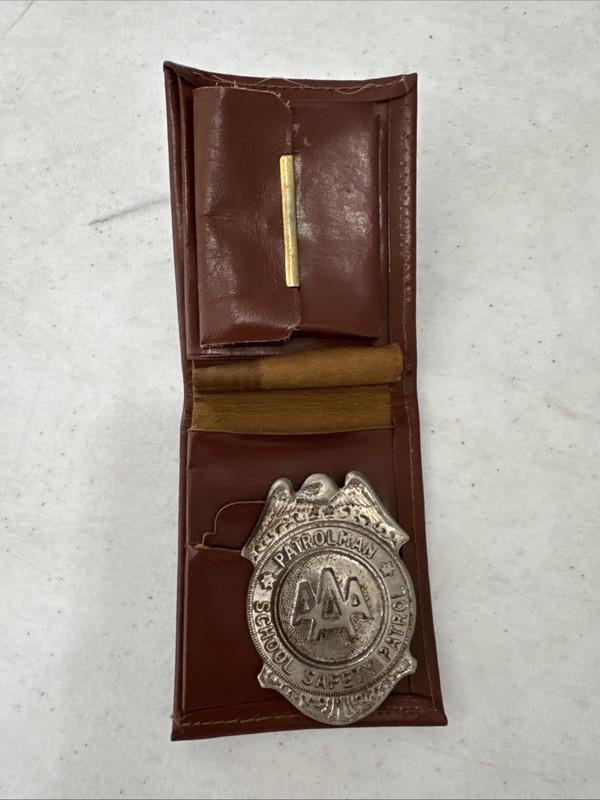 Vintage AAA School Safety Patrol Badge