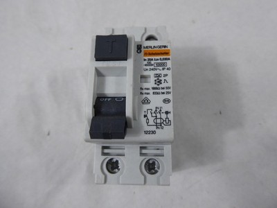 Merlin Gerin 12230 FI-Schutzschalter Typ A Fehlerstromschutzschalter 25A 30mA