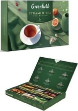 Greenfield Pyramiden Teekollektion loser Teeblätter in Pyramidenverpackungen