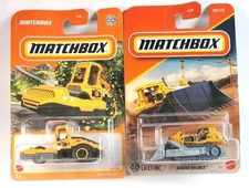 Matchbox - Ground Breaker, Road Roller Yellow MBX City 