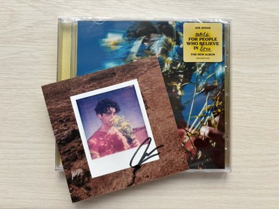 CD *Joe Jonas - Music For People Who Believe In Love* Signed Insert Autogramm
