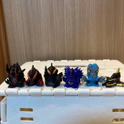 Ultraman Monster Figure 6-Piece Set Colorful Plastic Collectible Kids Toy