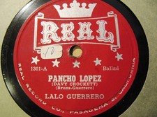 LALO GUERRERO Trio Melodico Song Sirens LATIN Pancho Lopez/ I'll never REAL 1301