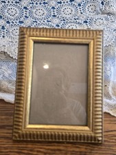 Vintage Ornate Gold Picture Photo Frame Wood For A 5" X 7" Photo