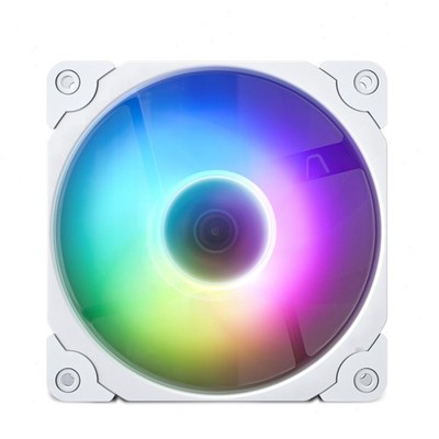 1x Vetroo White Frame ARGB 120mm Case Fan Gaming Computer Case Cooling Fan