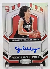 2020-21 Panini Certified CJ ELLEBY Rookie Roll Call Auto Portland Trail Blazers