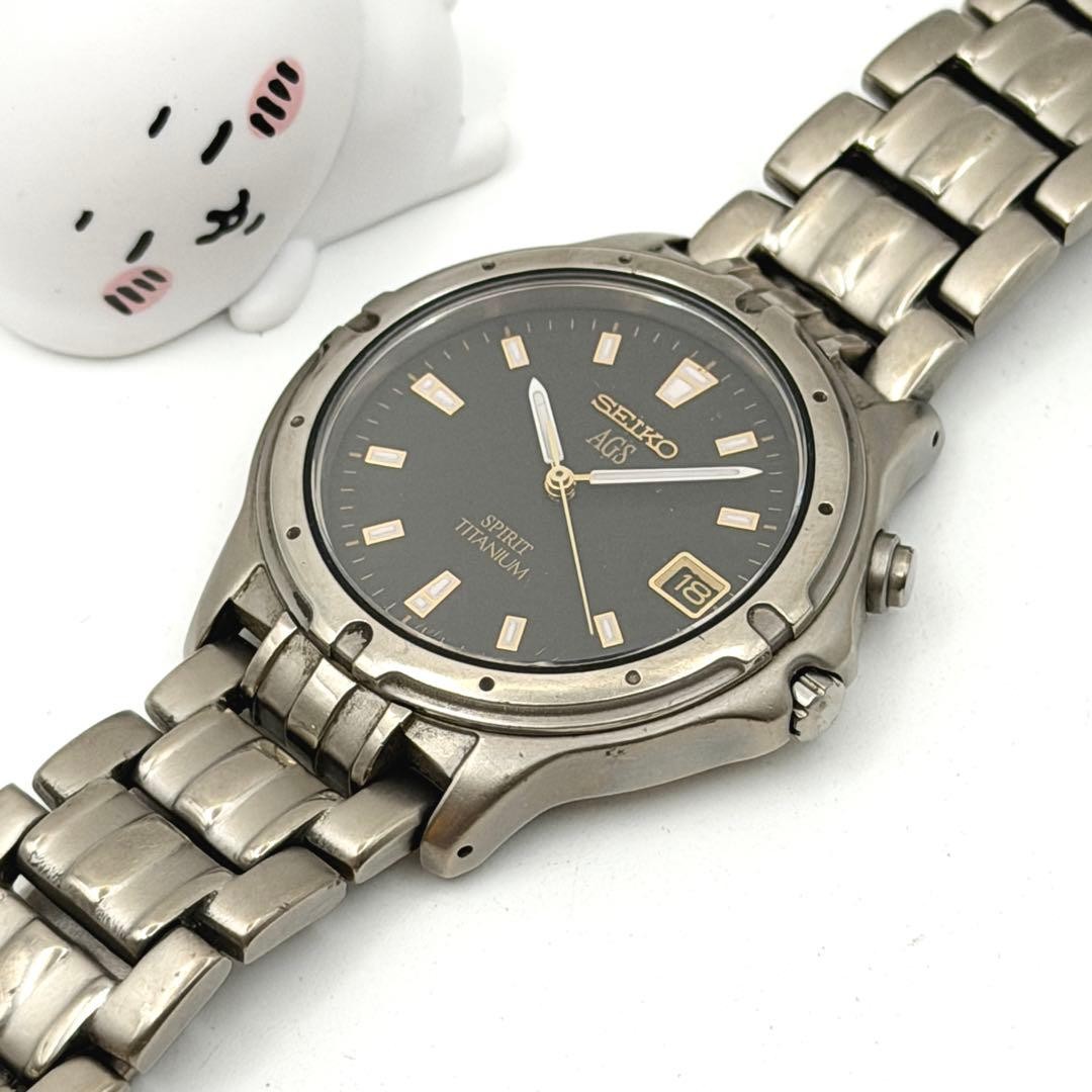 SEIKO AGS Seiko Spirit Quartz Titanium Watch