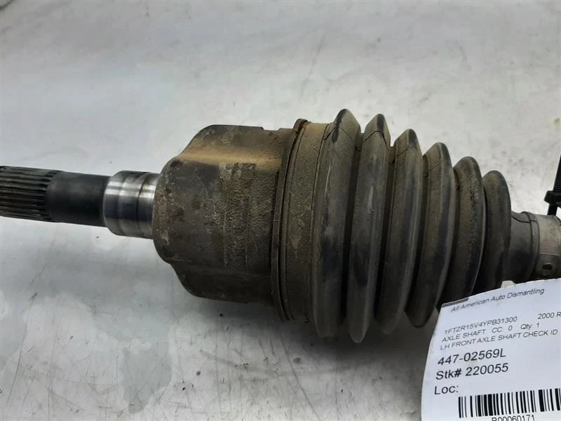 1998-2002 FORD EXPLORER OEM Driver Side Front Axle Shaft Threaded F57Z3B437BA  - Image 3 of 4