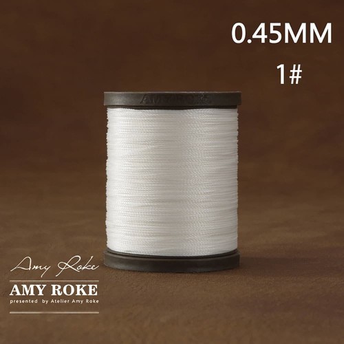Amy Roke Waxed Polyester Thread 045mm for Leather Hand Stitching DIY Craft - Picture 7 of 43