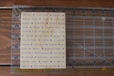 HERO ARTS WORDPRINTS Collage CELEBRATE BEST WISHES Wood Rubber Stamp Script Word