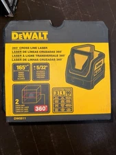 Dewalt DW0811 360-Degree Cross Line Laser - With Case