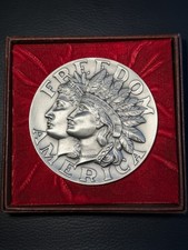 George Morgan James Longacre 7.18 Ozt Silver Medal Metals Art Co