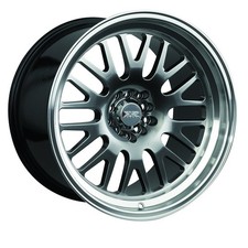 Xxr Wheels 531 17x8 4x1004x114.3 Et25 Chromium Black Machined Lip Qty Of 4