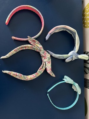 Mädchen Kinder Stirnband dick dünn rosa Glitzer Schleife Paket Haar Stirnband Accessoire