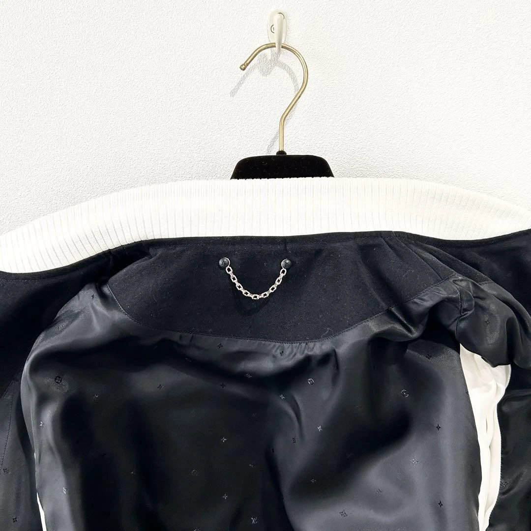 LOUIS VUITTON（LV） Prodotto Louis Vuitton Frammento Giacca Stadio 48 Autenticità Verificata