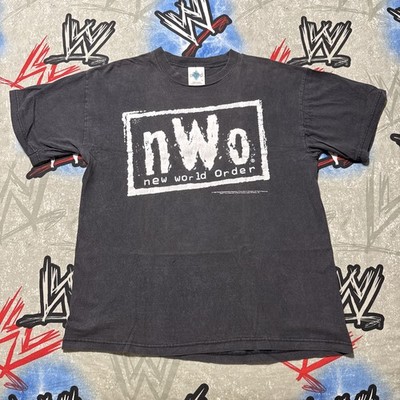 nWo Wrestling WCW Broken Bones Rule Men's L T-Shirt 1998